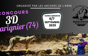 🏹 Concours 3D des Archers de l'Arve 🏹