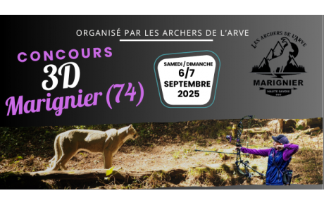 🏹 Concours 3D des Archers de l'Arve 🏹
